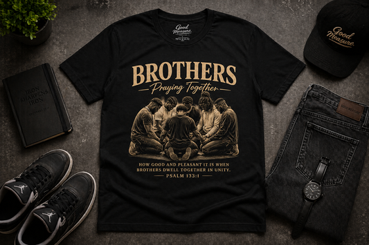 Brothers Praying Together Tee